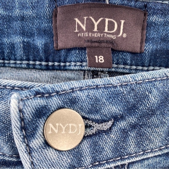 NYDJ Barbara Bootcut High Waisted Jeans Clean Horizon Size 18 NEW - Picture 8 of 15